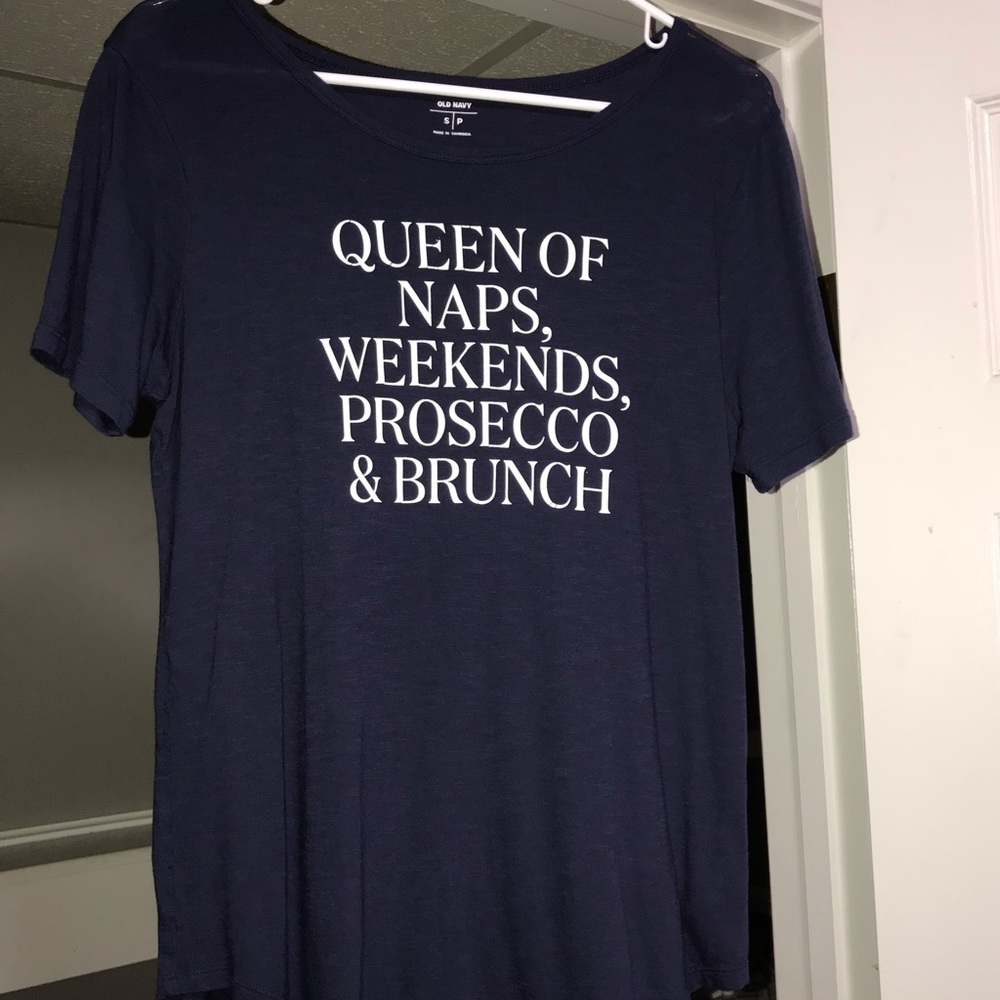 Queen of Naps, Weekends, Prosecco & Brunch T-shirt